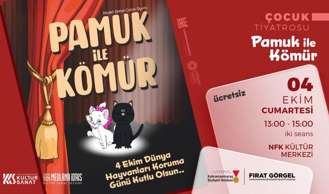 Büyükşehir Belediyesi, 4 Ekim Dünya Hayvanlar Günü’ne özel olarak hazırlanan“Pamuk