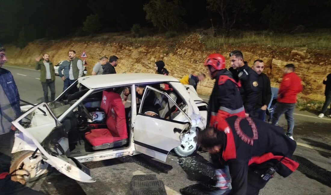 Kahramanmaraş'ın Dulkadiroğlu ilçesinde meydana gelen trafik kazasında bir kişi hayatını