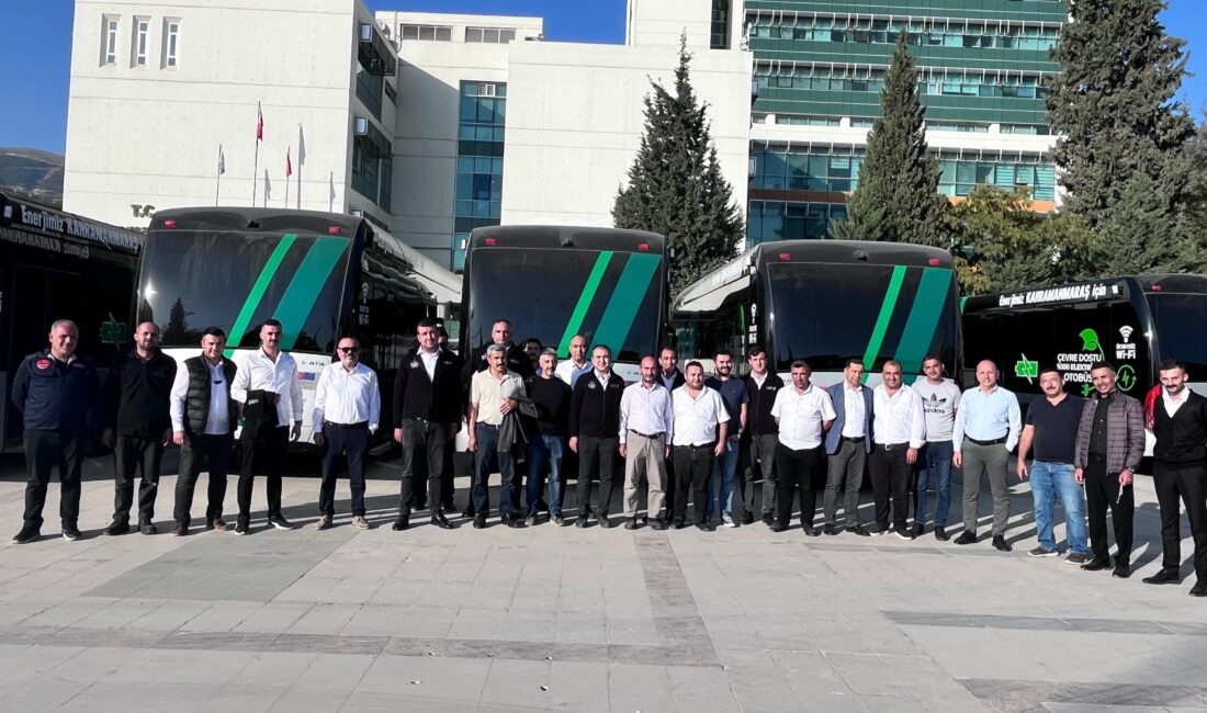 Büyükşehir Belediyesinin ulaşım filosuna kattığı tam elektrikli otobüsler için şoförlere