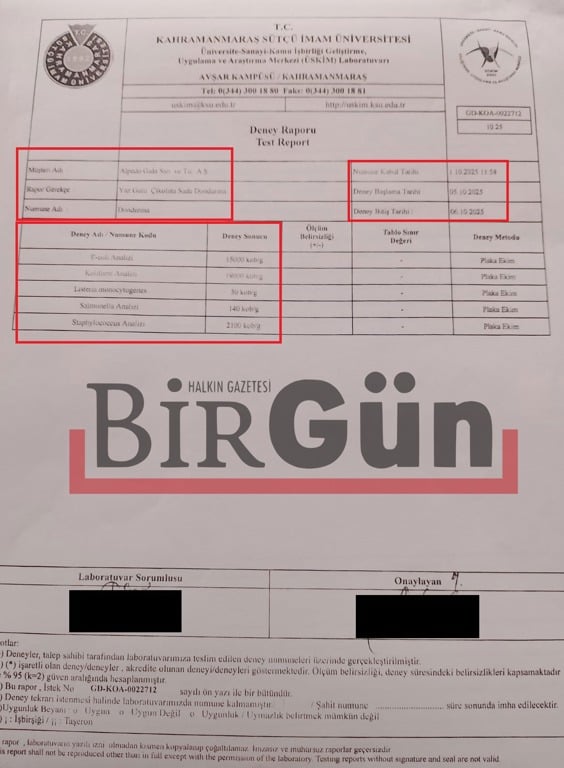 Alpedo dondurmada "ölümcül bulaş" tespit edildi! 1 halka ne yedirdiniz 1