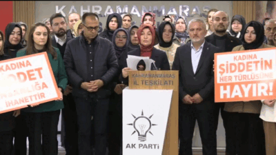 AK Parti Kahramanmaraş Kadın Kolları Başkanı Asuman Yavuz, 25 Kasım