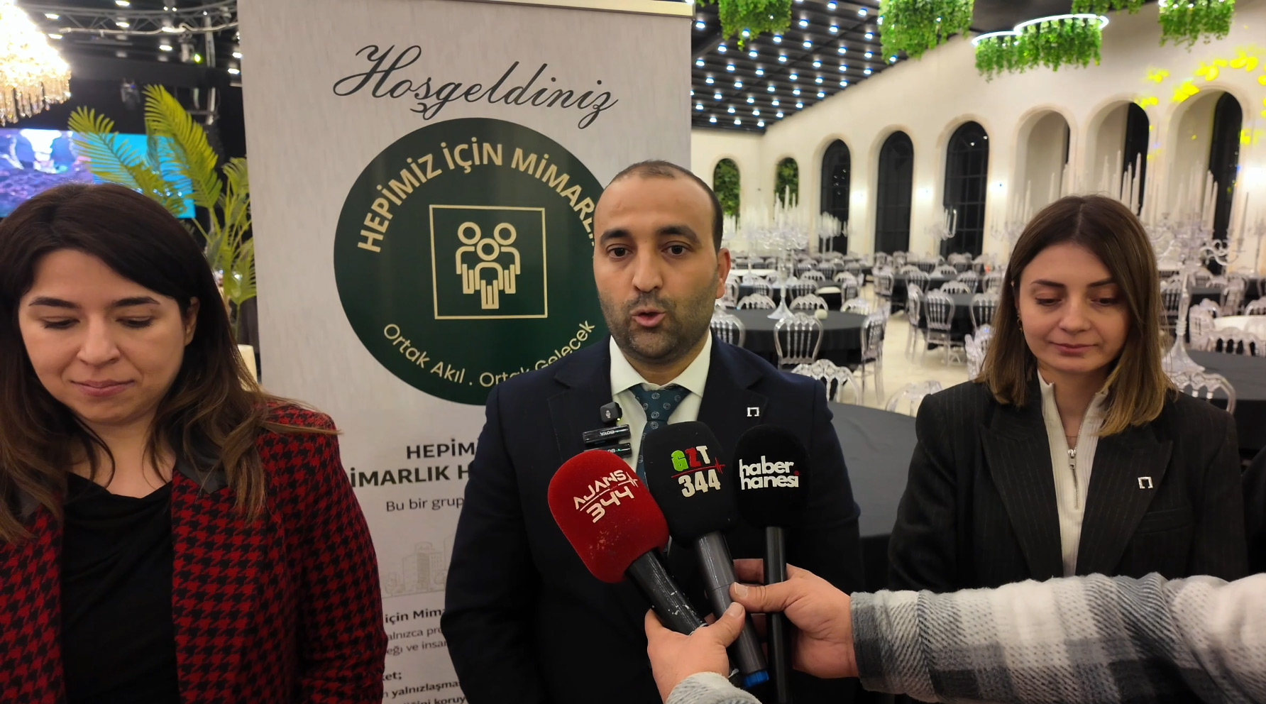 Kahramanmaraş’ta Mimarlar Odası 9. Dönem seçimleri öncesinde düzenlenen anlamlı gecede,