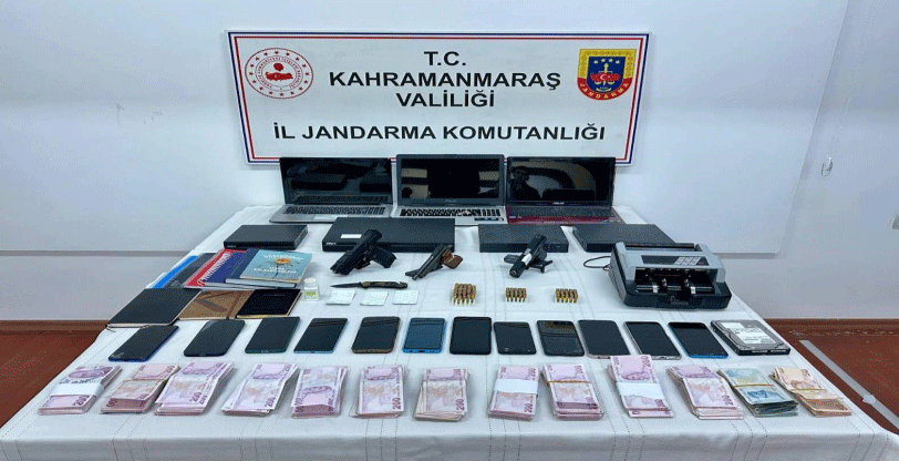 Kahramanmaraş İl Jandarma Komutanlığı, şehir merkezinde masaj salonu görüntüsü altında