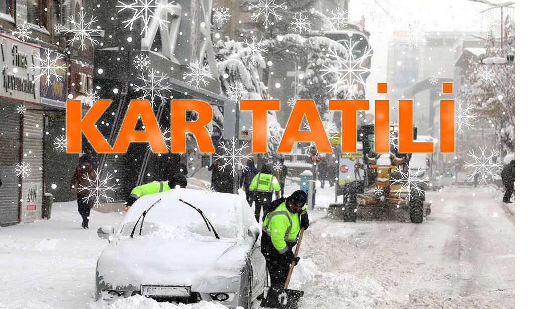 Kahramanmaraş'ın beş ilçesinde, yoğun kar yağışı ve buzlanma nedeniyle eğitime