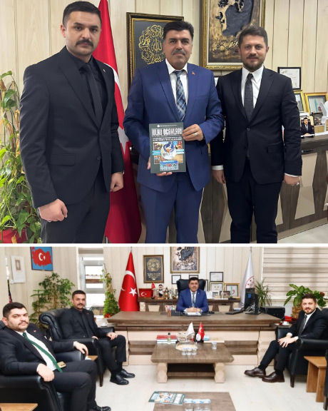 Ömer Emrah Satıcı’dan Harun Kurt’a Nezaket Ziyareti! 1 polkmh