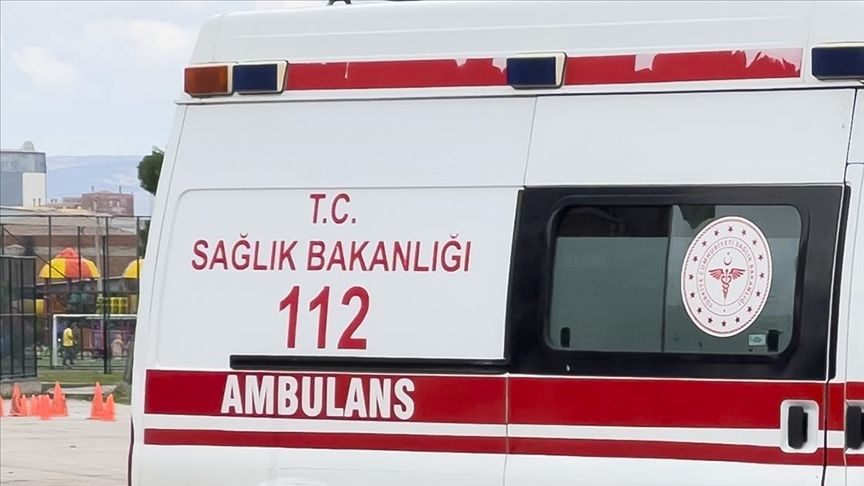 Kahramanmaraş'ın Afşin ilçesinde bir şantiyede çalışan 23 yaşındaki işçi, dengesini