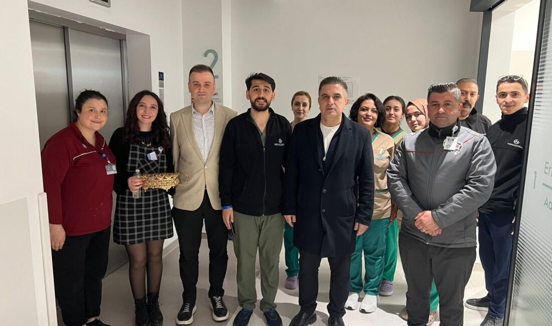 HG Hospital Başkan Vekili Avşaroğlu, hasta, hasta yakınları ve personelleri