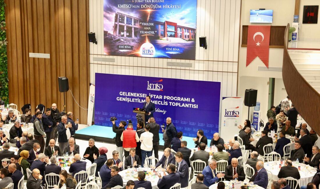 Kahramanmaraş Ticaret ve Sanayi Odası (KMTSO) tarafından düzenlenen Geleneksel İftar