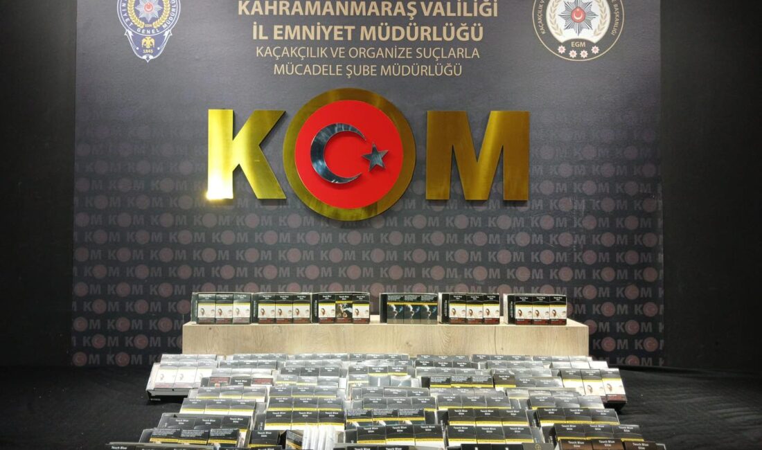 Kahramanmaraş İl Emniyet Müdürlüğü Kaçakçılık ve Organize Suçlarla Mücadele (KOM)