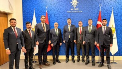 AK Parti Kahramanmaraş İl Başkanı M. Burak Gül ve beraberindeki