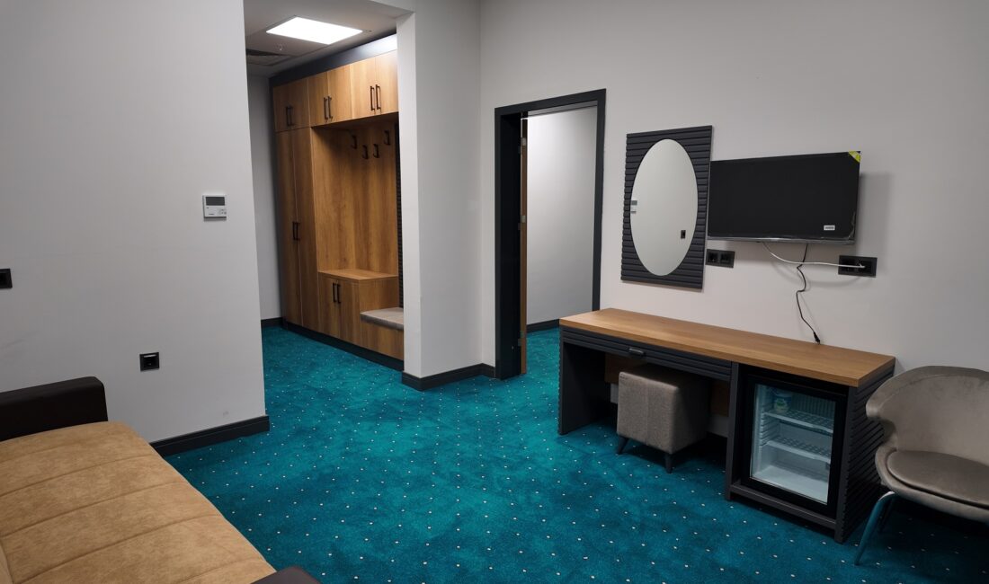 150 Milyon TL’lik yatırımla Elbistan’a kazandırılan Öğretmen Evi, konaklama alanı