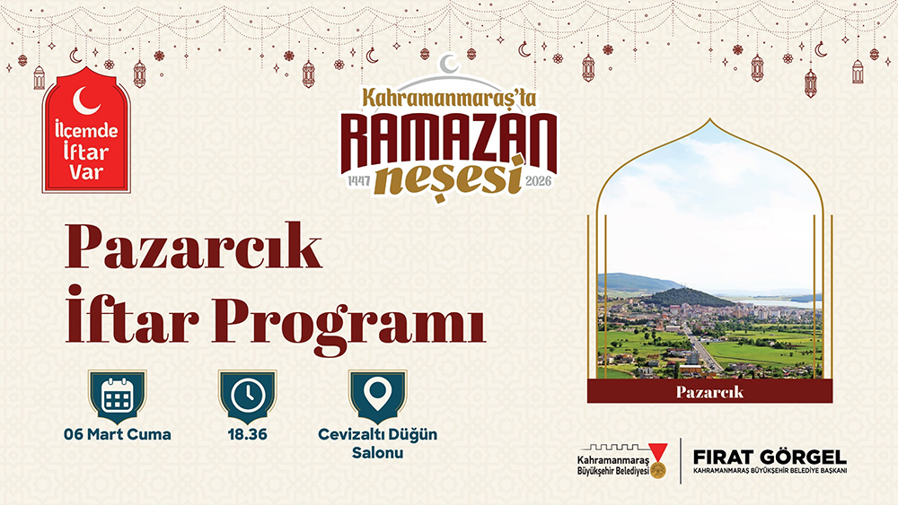 Büyükşehir Belediyesinin düzenlediği “İlçemde İftar Var” programının bu seferki adresi