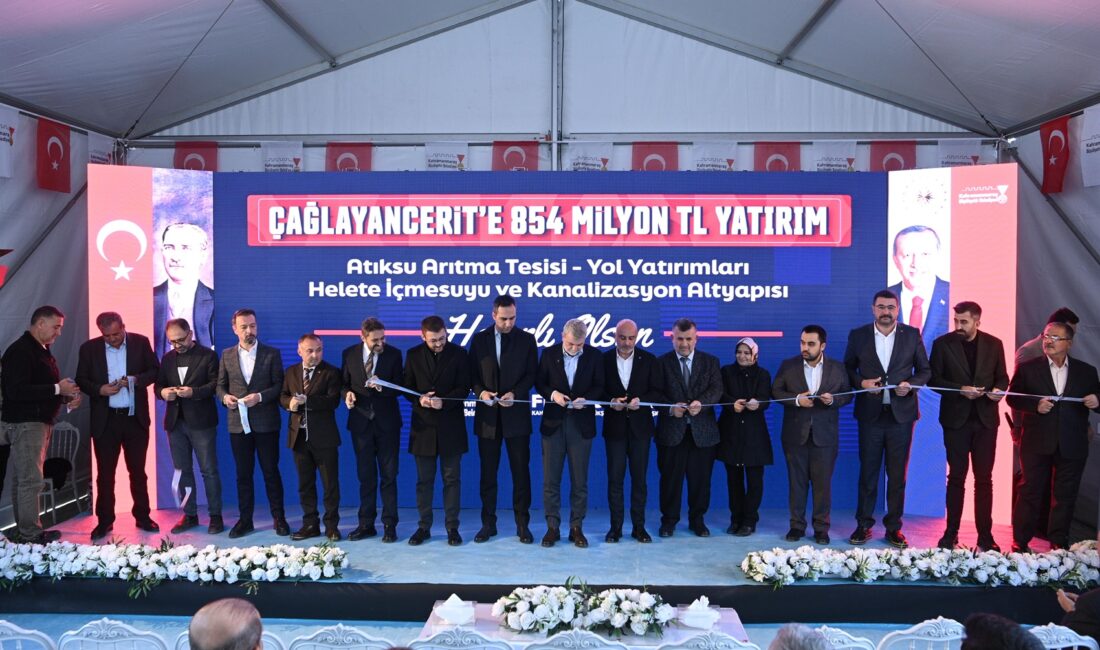 Büyükşehir Belediyesi tarafından 23 aylık süreçte Çağlayancerit’e kazandırılan toplam 854