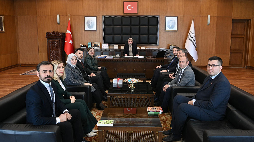 İl Kültür ve Turizm Müdürü Eshabil Yıldız ve beraberindeki heyeti