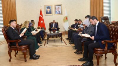 Kahramanmaraş Valisi Mükerrem Ünlüer, 62. Kütüphane Haftası dolayısıyla Vali Yardımcısı