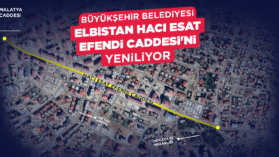 Büyükşehir Belediyesi, 30 Milyonluk yatırımla Elbistan’ın en önemli ulaşım akslarından