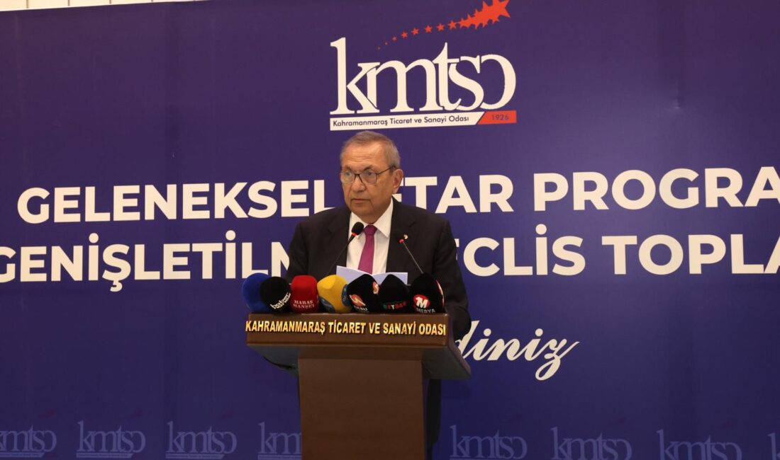 KMTSO Meclis Başkanı Mehmet Hanefi Öksüz, genişletilmiş meclis toplantısında yaptığı