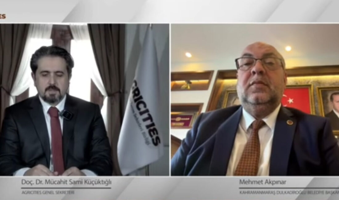 Kahramanmaraş’ın Dulkadiroğlu Belediye Başkanı Mehmet Akpınar, Agricities Uluslararası Tarım Şehirleri