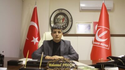 Kahramanmaraş’ta Yeniden Refah Partisi İl Başkanı Muhammed Aydoğar’ın rahatsızlanarak hastaneye