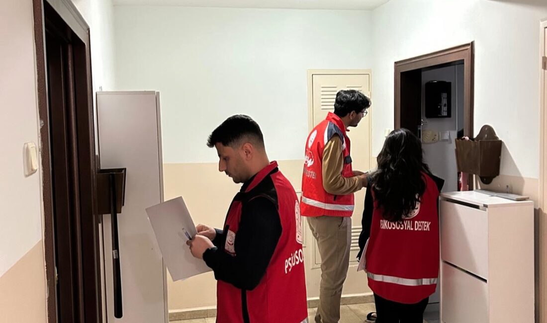 Kahramanmaraş’ta meydana gelen menfur okul saldırısının ardından, bölgede psikososyal destek