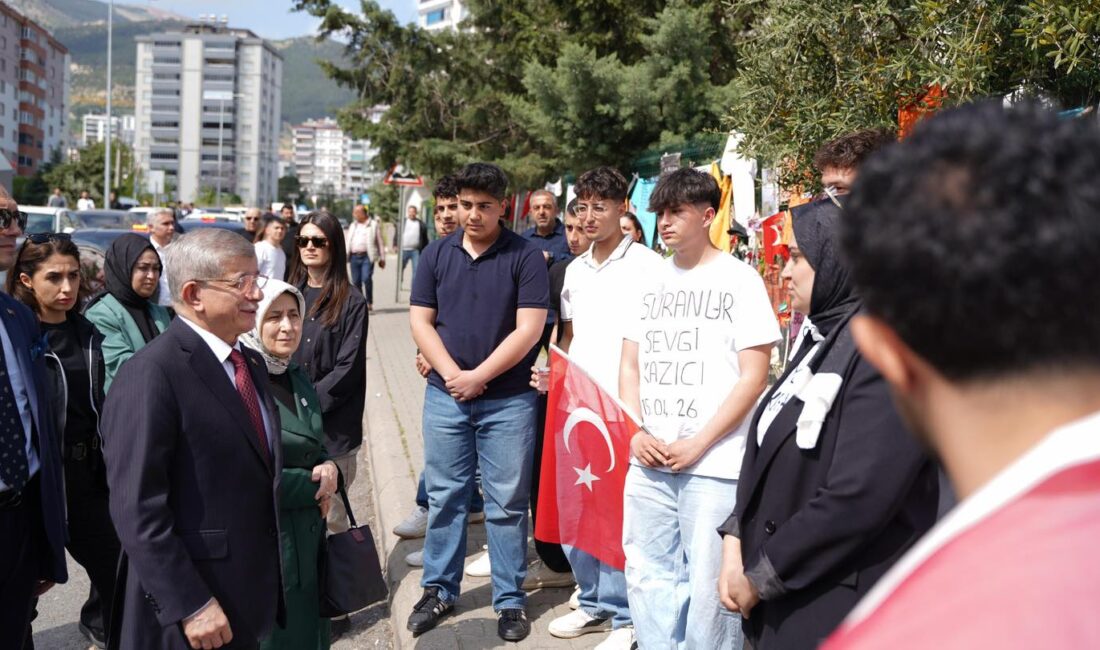 Gelecek Partisi Genel Başkanı Ahmet Davutoğlu, Kahramanmaraş ziyaretinde 15 Nisan’da