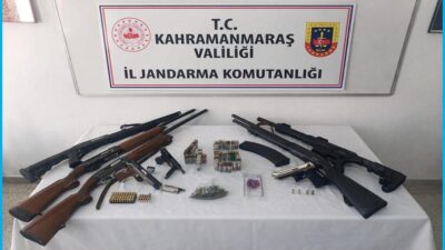 Kahramanmaraş’ta yılın ilk üç ayında jandarma ekiplerinin yürüttüğü operasyonlar, suçla