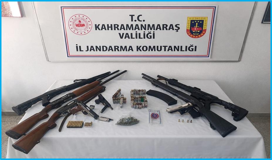 Kahramanmaraş’ta yılın ilk üç ayında jandarma ekiplerinin yürüttüğü operasyonlar, suçla