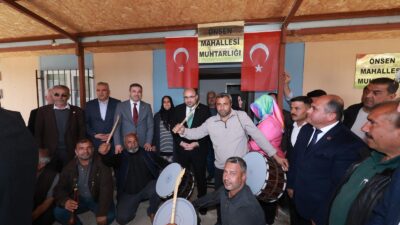 Kahramanmaraş Milletvekili Prof. Dr. Mehmet Şahin, Onikişubat’ın Önsen Mahallesi’nde gerçekleştirilen