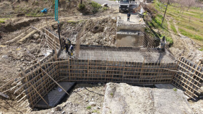 Büyükşehir Belediyesi, Bertiz Grup Yolunda yeni ulaşım yatırımını hayata geçiriyor.