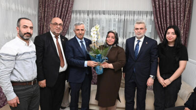 Büyükşehir Belediye Başkanı Fırat Görgel, Vali Mükerrem Ünlüer ve ilgili