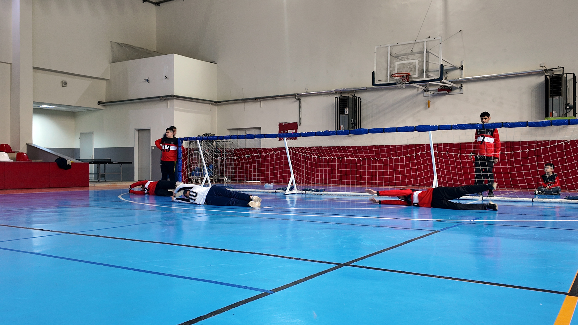 Büyükşehir Belediyesi, uluslararası standartlara sahip Hacı Bayram Veli Goalball Sahası’nda