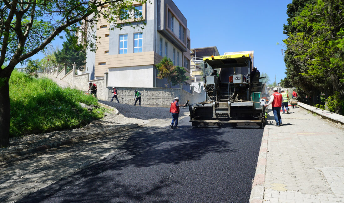 Büyükşehir Belediyesi, şehir merkezinde altyapı imalatlarının tamamlandığı Hakkı Kısakürek Caddesi,