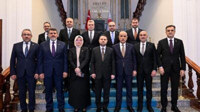 Kahramanmaraş’tan  giden  Adalet  ve  Kalkınma  Partisi heyeti, Ankara’da Akın Gürlek’e