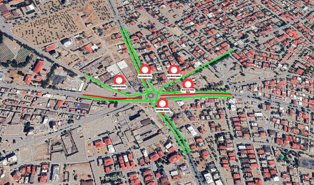 Kahramanmaraş’ta, Dulkadiroğlu Recep Tayyip Erdoğan Bulvarı’nda gerçekleştirilecek altyapı imalatları nedeniyle,