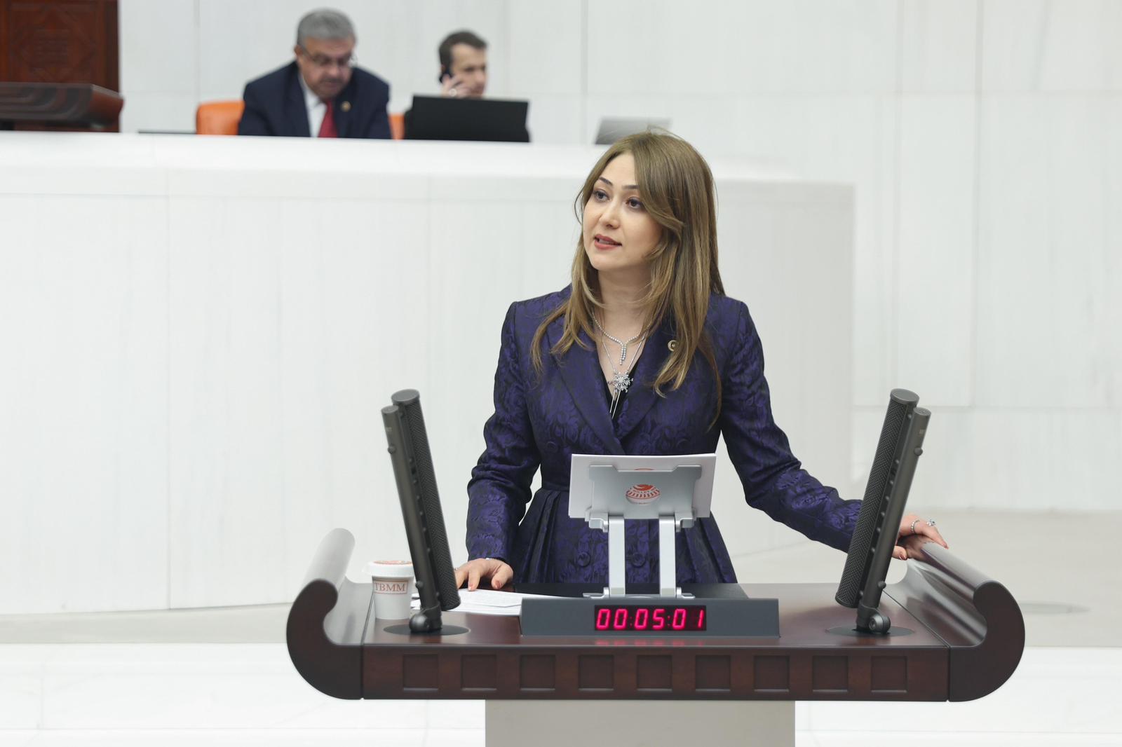 MHP Kahramanmaraş Milletvekili Zuhal Karakoç, TBMM Genel Kurulu'nda yaptığı duygu
