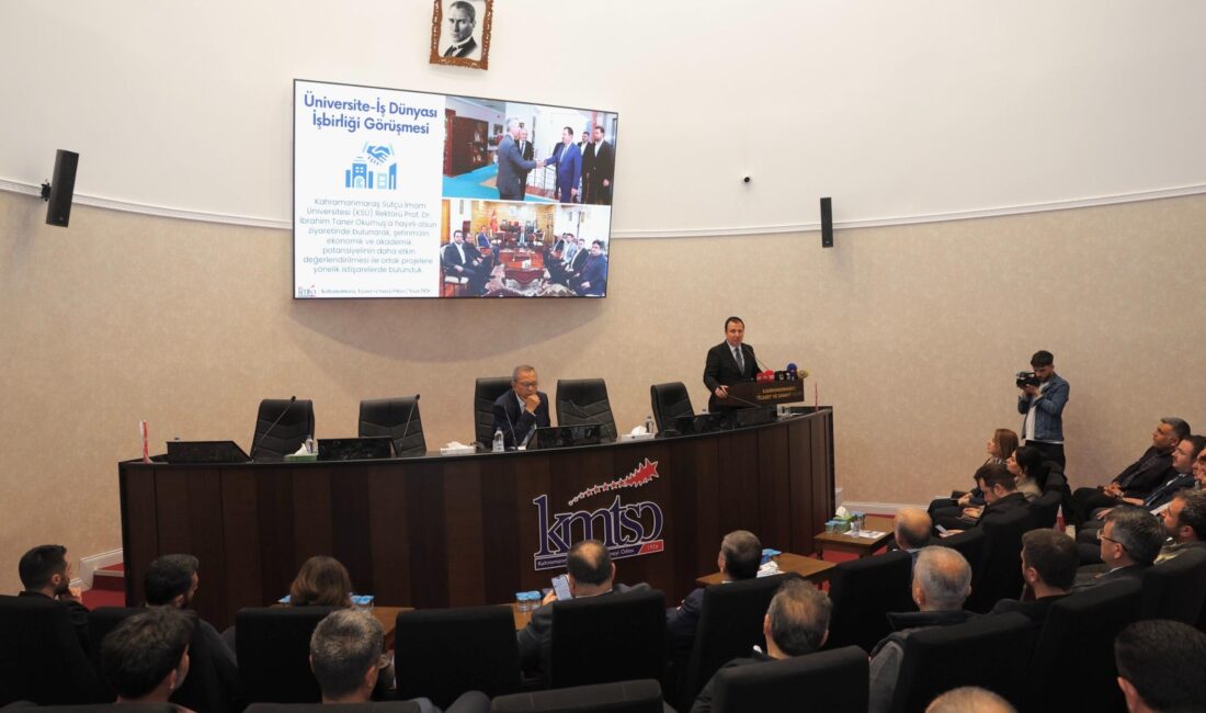 Kahramanmaraş Ticaret ve Sanayi Odası’nın (KMTSO) 32. Olağan Meclis Toplantısı’nda