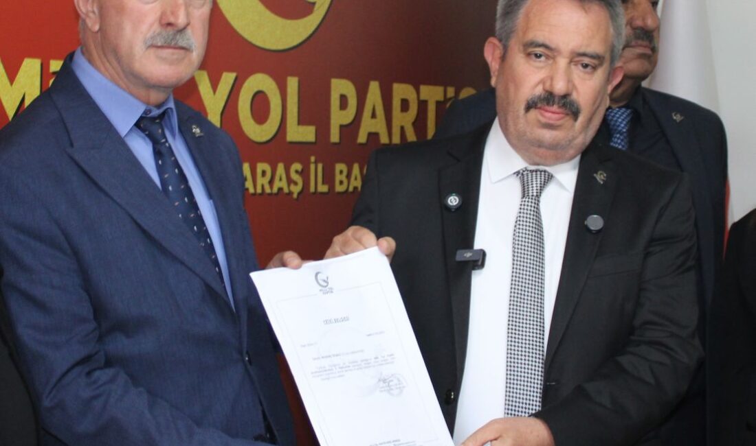 Kahramanmaraş’ta, Milli Yol Partisi İl Başkanlığı’nda görev değişikliği yaşandı.
