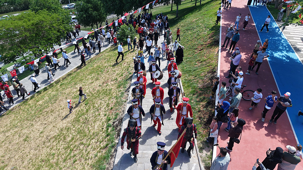 Kahramanmaraş’ın İlk Spor Vadisi Görkemli Törenle Açıldı! 3 15 Temmuz Spor Vadisi Havadan 16