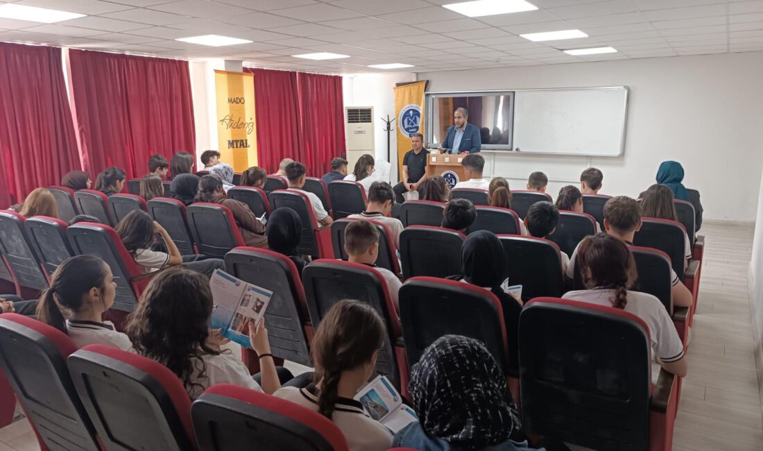 MADO Akdeniz Mesleki ve Teknik Anadolu Lisesi öğrencileri, düzenlenen özel
