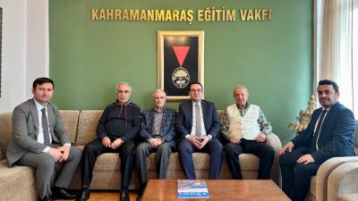 Kahramanmaraş Eğitim Vakfı, KABİYAD yönetimini vakıf merkezinde ağırladı.