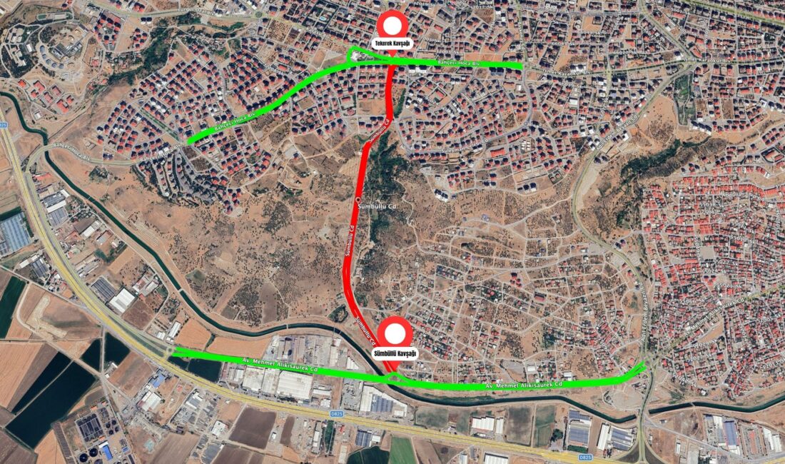 Büyükşehir Belediyesi, Onikişubat Sümbüllü Caddesi’nde gerçekleştirilecek güçlendirme ve yenileme çalışmaları