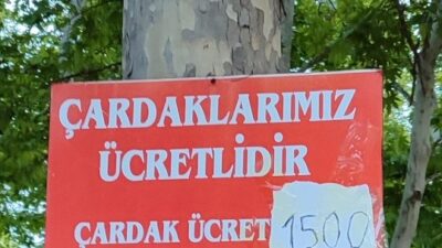 Kahramanmaraş’ta doğasıyla ünlü Fırnız mesire alanında çardak kiralama fiyatları görenleri