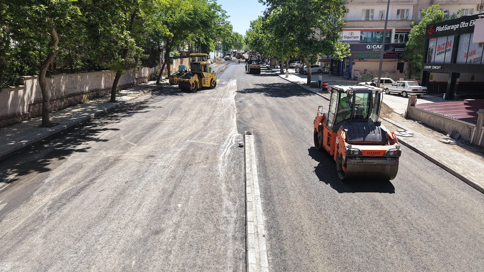 Büyükşehir, Cahit Zarifoğlu Caddesi’nde Asfalt Serimine Başladı! 1 Cahit Zarifoglu Caddesi 1