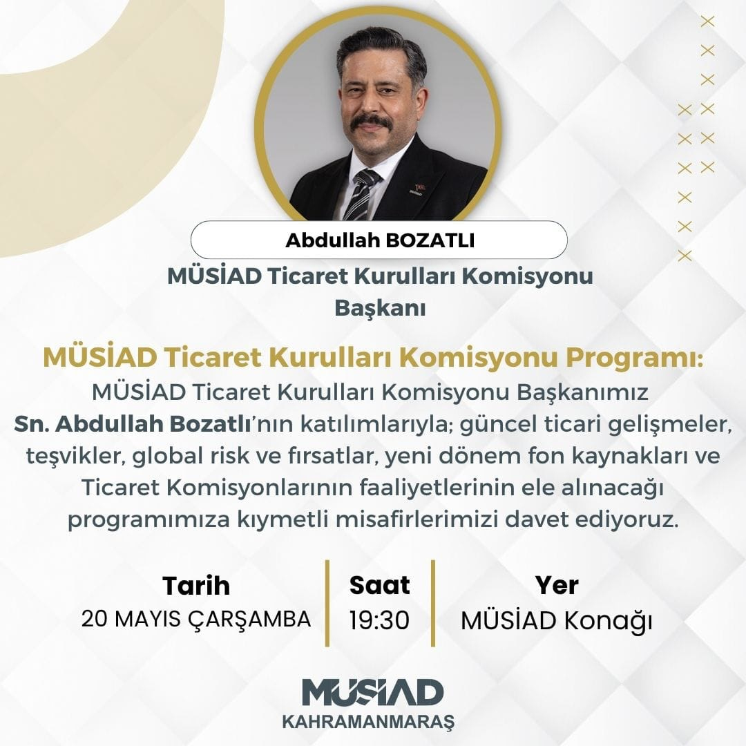 MÜSİAD Kahramanmaraş’tan Firmalara Ticaret Programı! 1 MUSIAD11