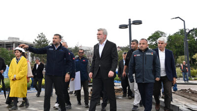 Trabzon ve Azerbaycan bulvarlarında hayata geçirilen kentsel tasarım alanlarını ziyaret