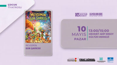 Büyükşehir Belediyesi, 10 Mart Pazar günü “Mevsimin Son Şarkısı” adlı