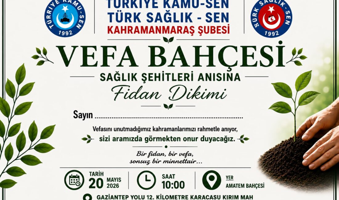 Kahramanmaraş’ta Türkiye Kamu-Sen ve Türk Sağlık-Sen öncülüğünde anlamlı bir etkinlik