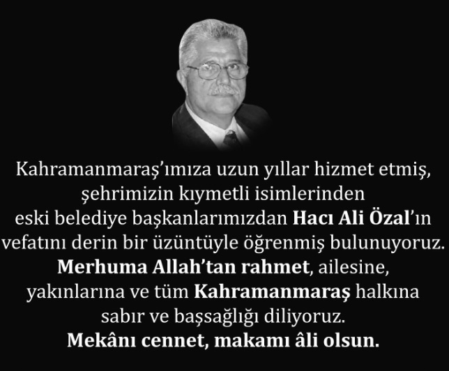 MHP Kahramanmaraş İl Başkanı Mansur Metehan’dan Hacı Ali Özal İçin Taziye Mesajı 1 mbmnh