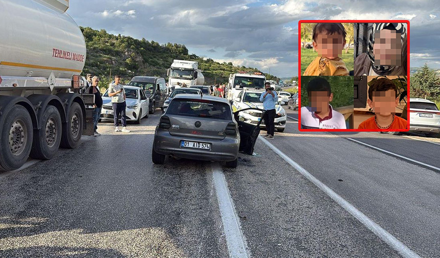 Kahramanmaraş-Adıyaman kara yolunda meydana gelen ve iki otomobilin çarpıştığı feci