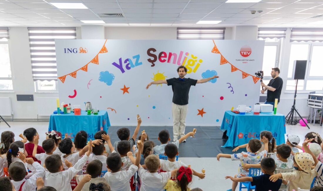 Kahramanmaraş’taki ING Türkiye – Türk Eğitim Vakfı Anaokulu öğrencileri için
